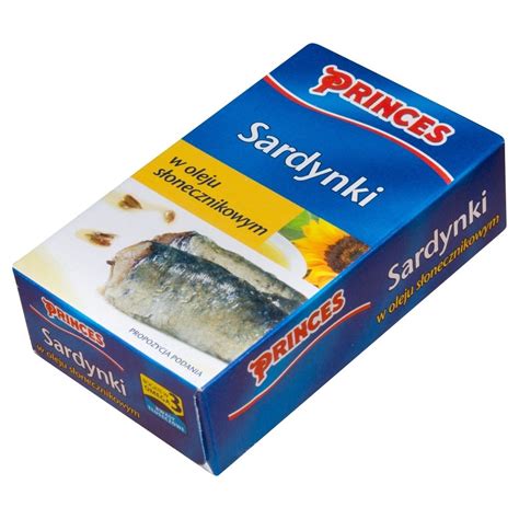 Princes Sardynki w oleju słonecznikowym 120 g Zakupy online z dostawą