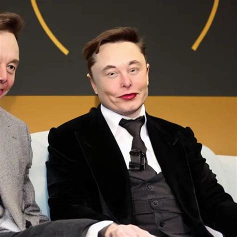 Alan Turing Sitting Next To Elon Musk Alan Turing Is Stable Diffusion