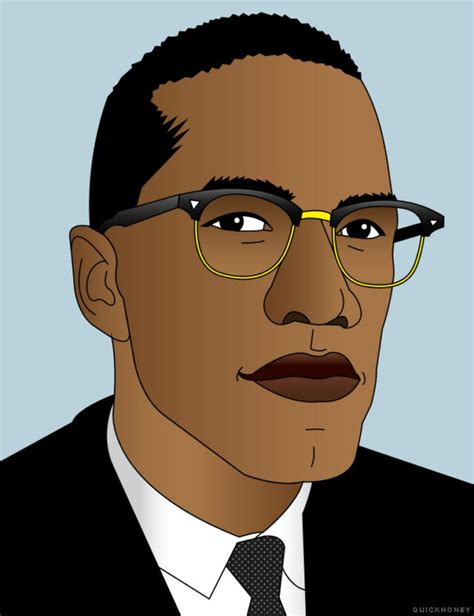 Malcom X Lineart Quickhoney