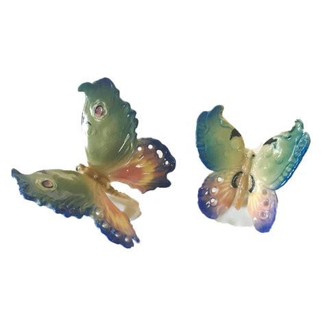 Karl Ens German Porcelain Butterfly Figurines