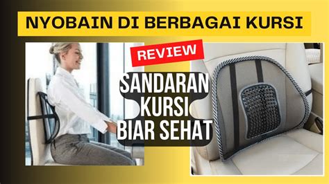 Review Sandaran Penyangga Punggung Pinggang Kursi Jok Mobil Kursi