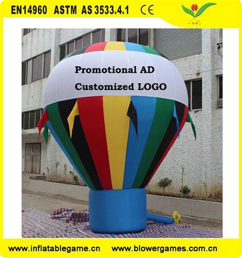 Large Inflatable Hot Air Shape Advertising Rooftop Balloons Ih 01