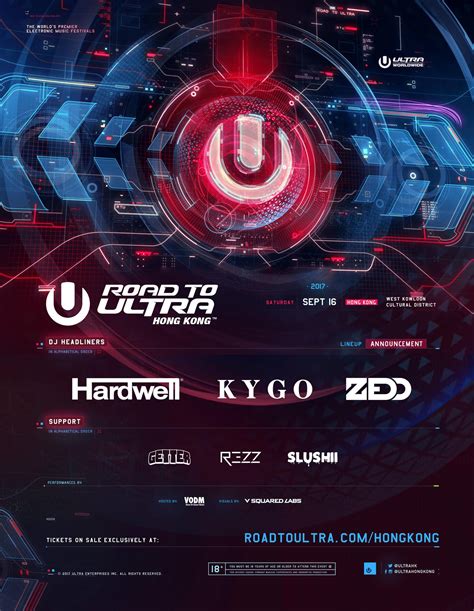 Road To Ultra Hong Kong 2017ラインナップ発表！ Tokyoedm