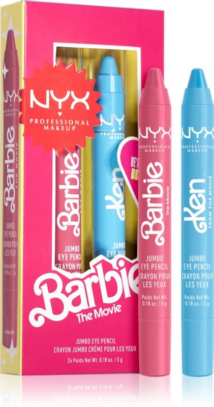 Nyx Professional Makeup Barbie Jumbo Eye Kit Ensemble De Crayons Pour