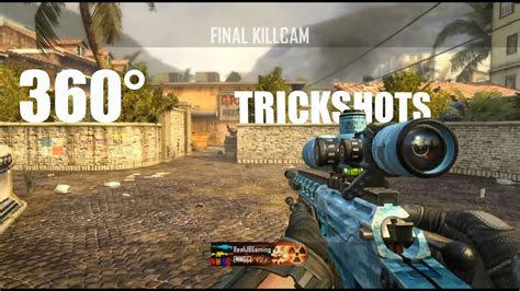 Call Of Duty Multiple Trick Shots With Sniper Compilation