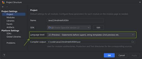 Java 22 And Intellij Idea