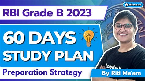 How To Prepare For Rbi Grade B 2023 In 60 Days Detailed Study Plan I