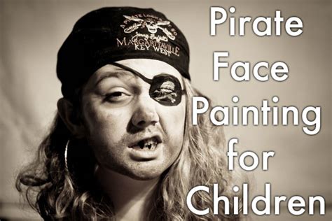 Pirate Face Painting for Children: Tutorials, Tips, and Designs | Holidappy