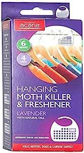 X Acana Hanging Moth Killer And Lavender Freshener White