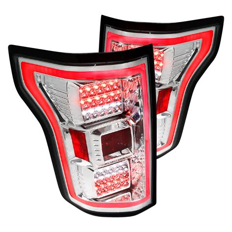 15-17 Ford F150 Led Tail Lights - Chrome