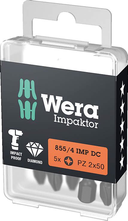 Wera Tools Imp Dc Pz Diy Impaktor Bits Pz X