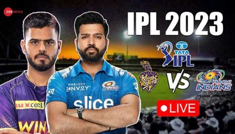 Highlights Mi Vs Kkr Ipl 2023 Cricket Score And Updates Mumbai