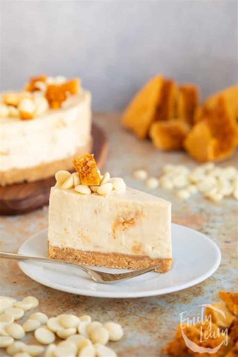 White Chocolate And Honeycomb Cheesecake