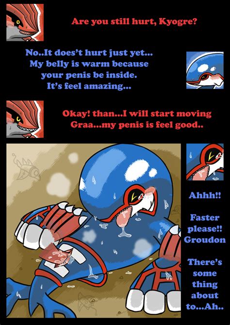 Rule 34 Comic Female Groudon Kyogre Male Penis Pokemon Pussy Sex Tongue 1025204