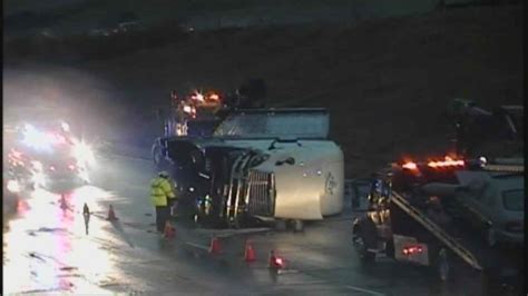 Big Rig Accident Shuts Down I 580 In Livermore Lanes Now Open