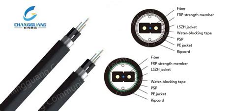 FTTH Outdoor 1 2 4 Cores G652D G657A1 2 Single Mode GJXFHA Duct Drop