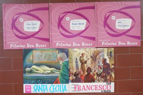 RARE SONORIZZAZIONI DELLE FILMINE DON BOSCO LOTTO 5 DISCHI 33 Giri