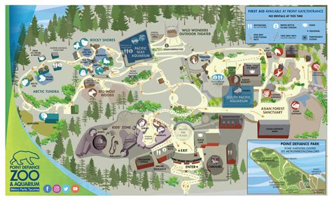 Point Defiance Zoo & Aquarium Map and Brochure (2024 - 2019 ...