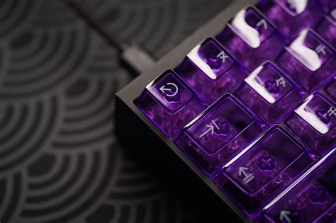 Clear 2048 Purple Keycaps Set – KBDfans® Mechanical Keyboards Store