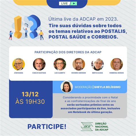 Última Live Da Adcap Nacional De 2023 Adcap