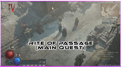 Rite Of Passage Kyovashad Main Story Quest Diablo Iv 4 Youtube