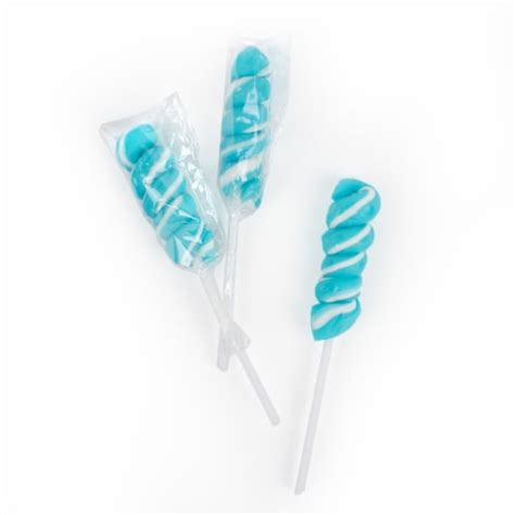 30 Pcs Light Blue Twisty Pops Lollipops Blue Raspberry Candy 30 Pieces Kroger