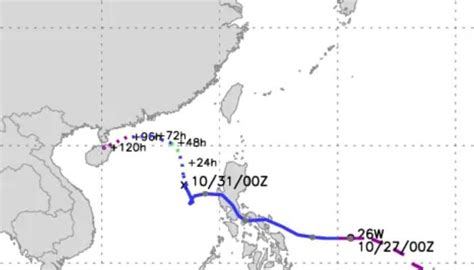 台风尼格实时发布路径走向 22号台风最新路径发展趋势图汇总 天气网