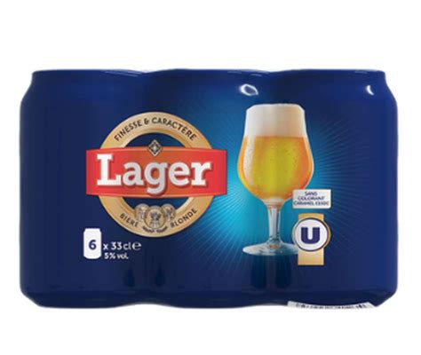 Pack de bière blonde Lager 4 6 U 6 x 33 cl La Belle Vie Courses