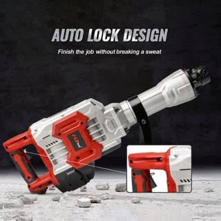 JLD Hammer Rock Drill 1800W Demolition Hammer 4950RPM Chipping Gun