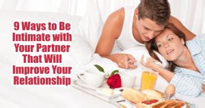 Ways To Be Intimate With Your Partner That Will Improve Your