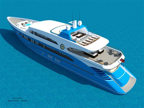 55 M Sport Yacht Design By Abdulbaki Senol OceanShaker