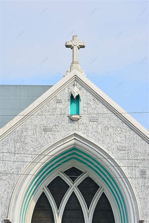 Facade Of The Central United Methodist Church In Manila Philippines