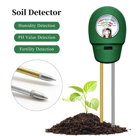 Digital 3 In 1 Garden Planting Tool PH Moisture Soil Fertility Tester