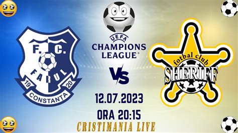 LIVE FARUL CONSTANTA SHERIFF TIRASPOL LIVE STREAM CHAMPIONS LEAGUE