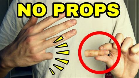 Learn Propless Magic Tricks Tutorial Youtube