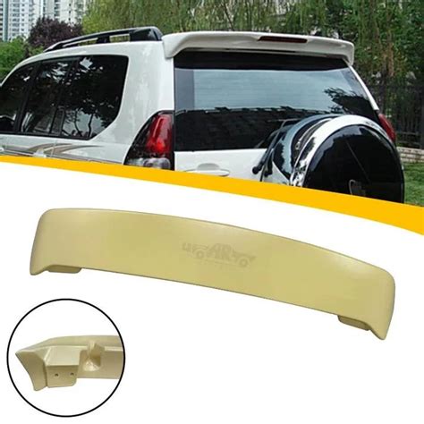 Sample Customization ABS Plastic Rear Boot Spoiler For Toyota Land