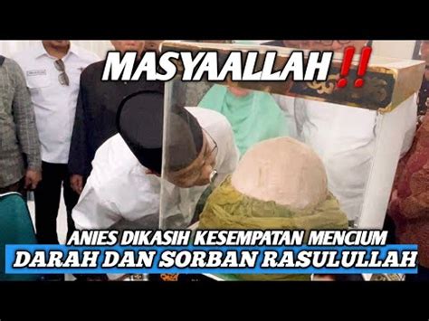 MASYAALLAHANIES MENCIUM DARAH DAN SORBAN NABI MUHAMMAD SAW YouTube