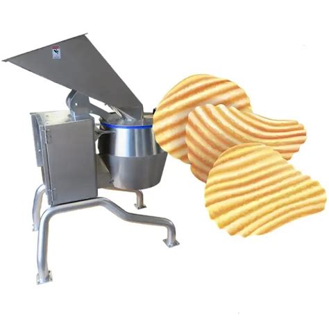 Industrial Potato Wave V Flat Chips Cutting Slicing Making Machine