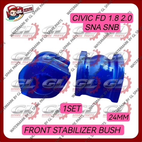 Front Stabilizer Bar Bush Pair Silicone Honda Civic Fd Sna