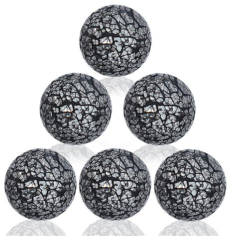 Amazon Kesywale 6PCS Decorative Balls Set 2 4 Inches 6cm Small