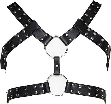 Herren Gay Harness Geschirre Herren Body Brust Harness PU Leder Männer