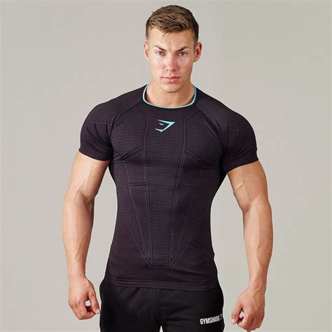 Gymshark Onyx Seamless T Shirt Black T Shirts And Tops Shop By