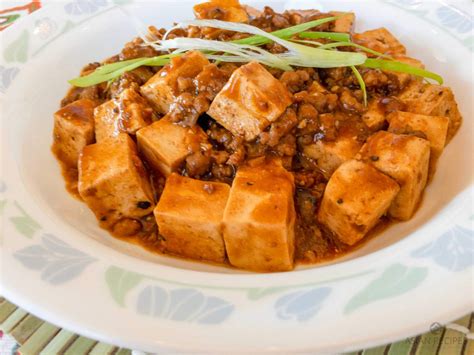 Korean Style Tofu With Spicy Meat Sauce Mapo Tofu Asian Recipes At Home