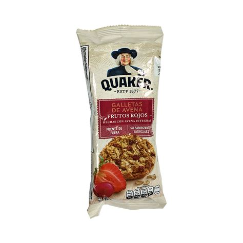 GALLETA DE AVENA CON FRUTOS ROJOS 38 GRAMOS QUAKER Ferretería Monterroso