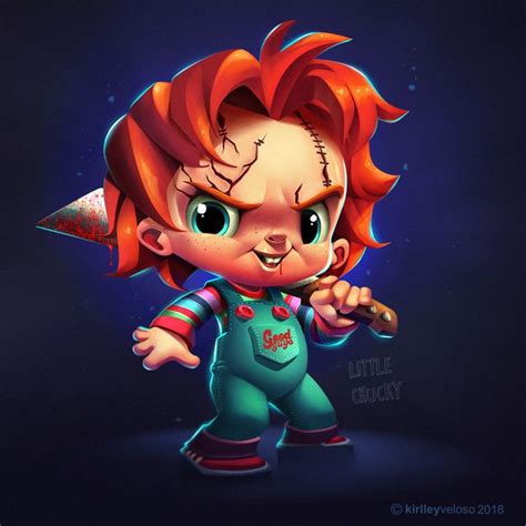 Chucky | Fanart, Kirlley Veloso | Chucky tattoo, Freddy krueger art, Doll drawing