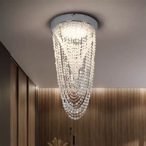 PLAFONNIER SUSPENSION LUSTRE LED Lustre En Cristal Luminaire De Salon