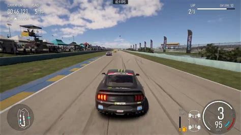 Forza Motorsport Ford Mustang 18 Homestead Miami Speedway Gameplay