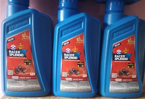 HP RACER SPLENDID 20W40 ENGINE OIL Bottle Of 1 Litre At Rs 170 Litre