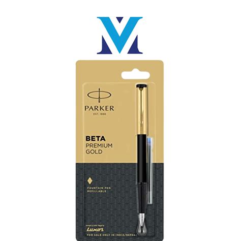 Luxor Blue Parker Beta Premium Gold Fountain Pen Is It Reusable