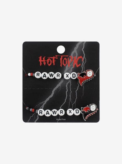 Rawr Xd Best Friend Cord Bracelet Set Hot Topic